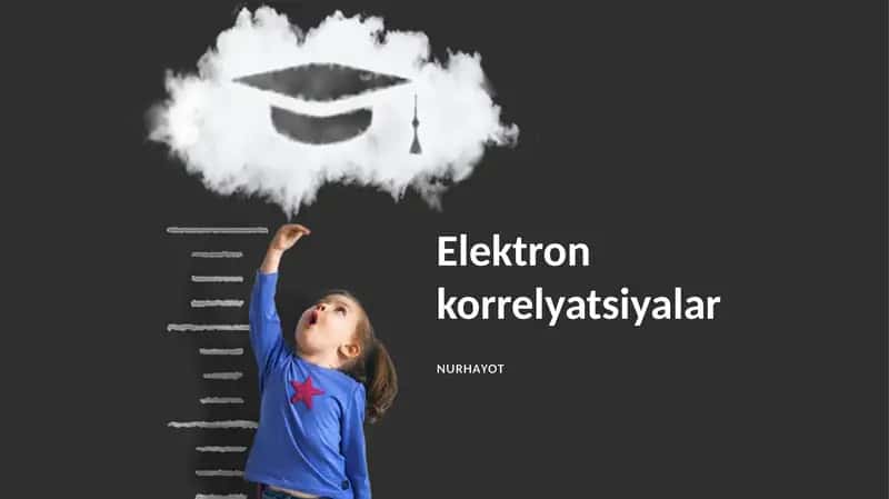 Elektron korrelyatsiyalar