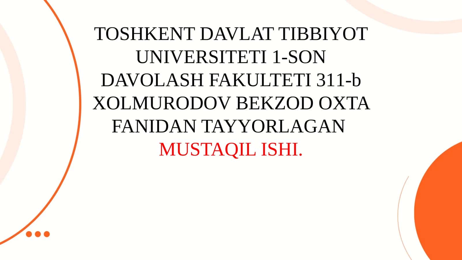 Umurtapog'onasi organiyaning tug'manug'sonlari operativ davolash usullari