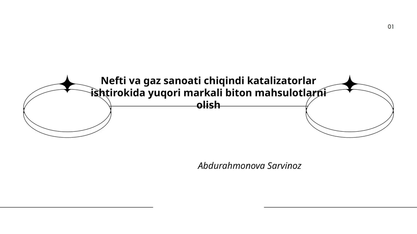 Neft sanoati chiqindi katalizatorlaridan yuqori markali biton mahsulotlarni olish