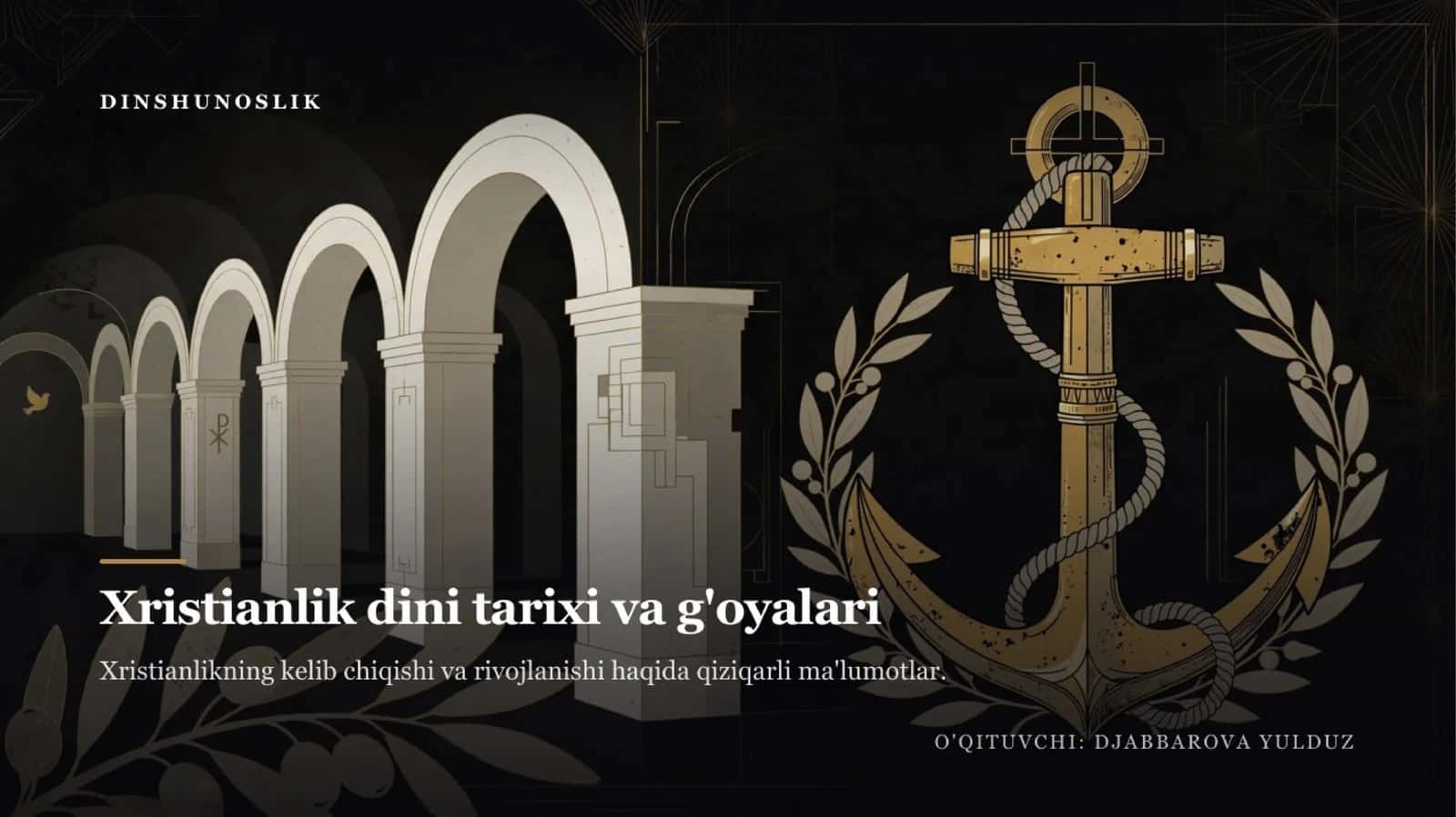 Xristianlik dini tarixi va g'oyalari