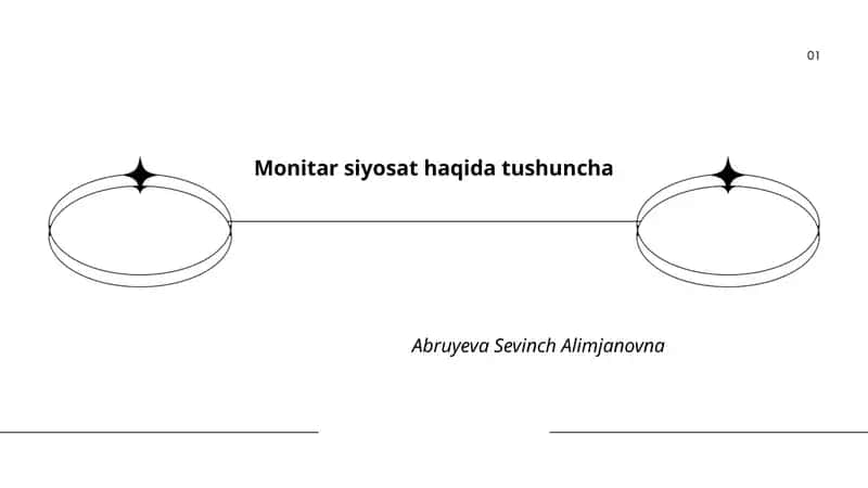 Monitar siyosat haqida tushuncha