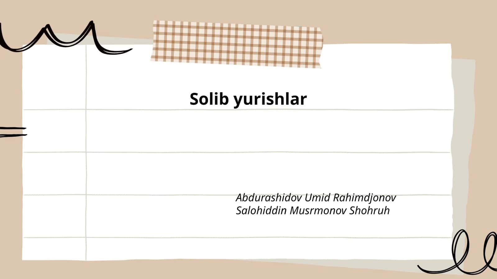 Solib yurishlar