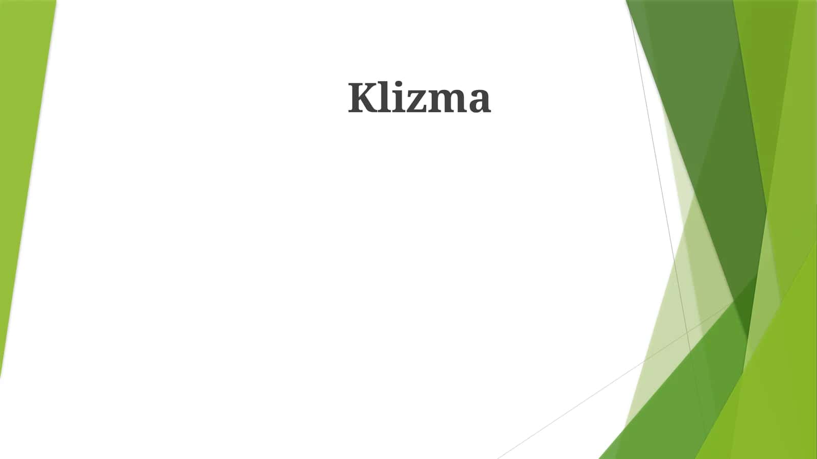 Klizma