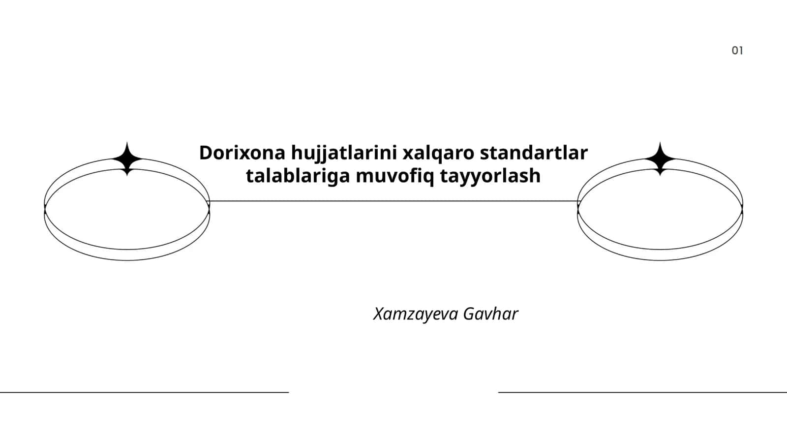 Xalqaro standartlar va farmatsevtik hujjatlar