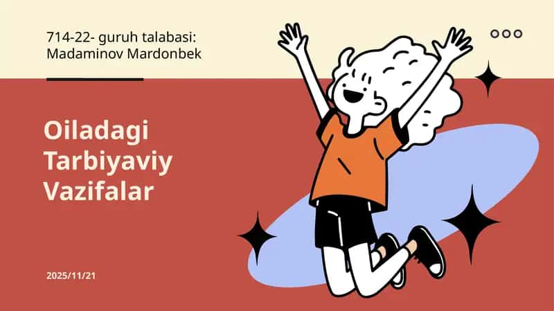 Oiladagi Tarbiyaviy Vazifalar