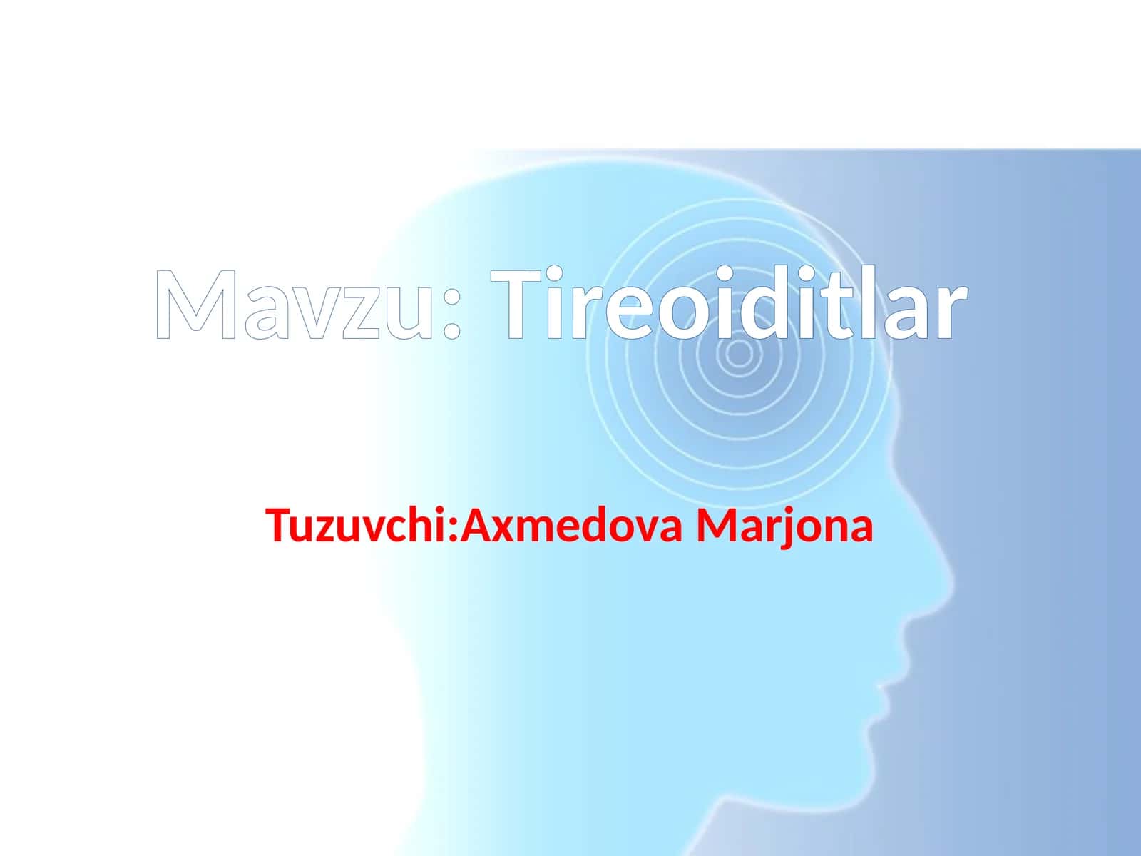 Tireoiditlar