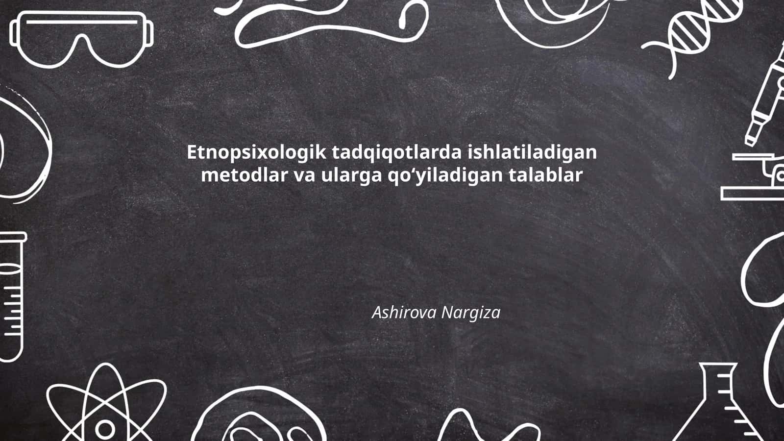Etnopsixologik tadqiqot metodlari turlari