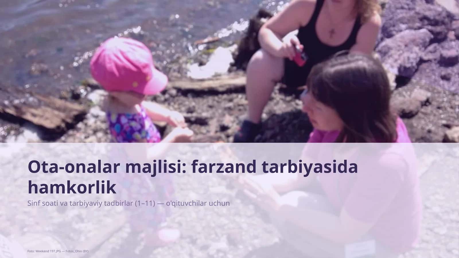 Sinf soati va tarbiyaviy tadbirlar (1–11) — o'qituvchilar uchun