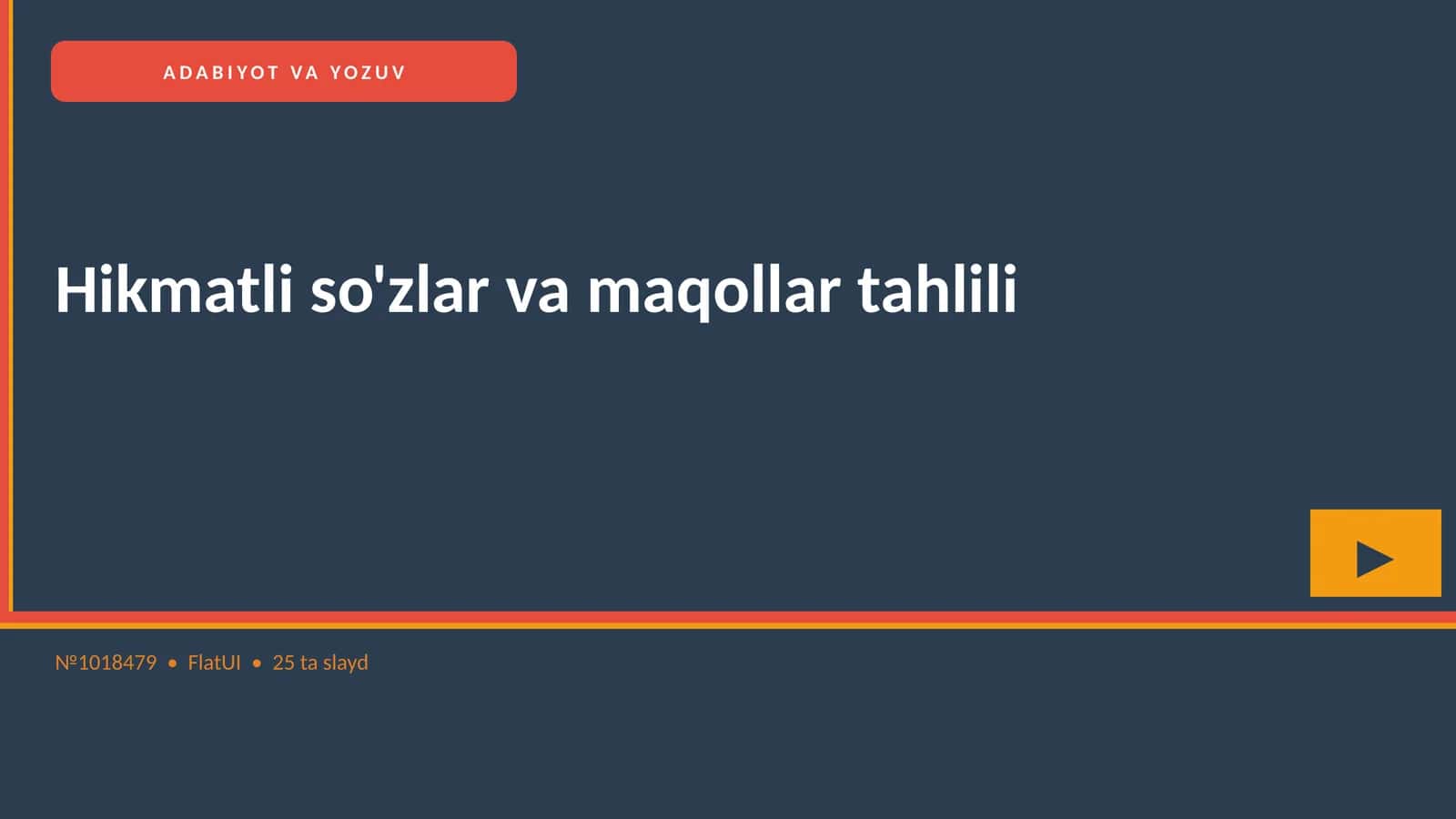 Hikmatli so'zlar va maqollar tahlili