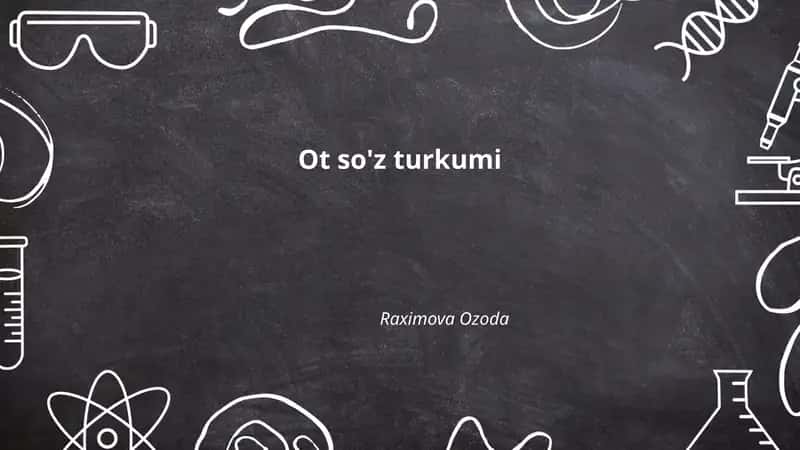 Ot so'z turkumi