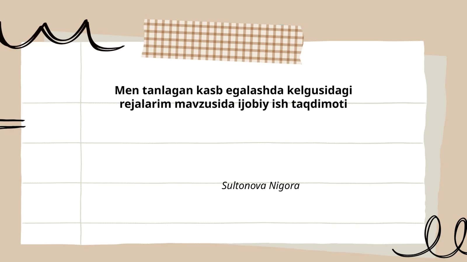 Kasb Tanlashning Ahamiyati