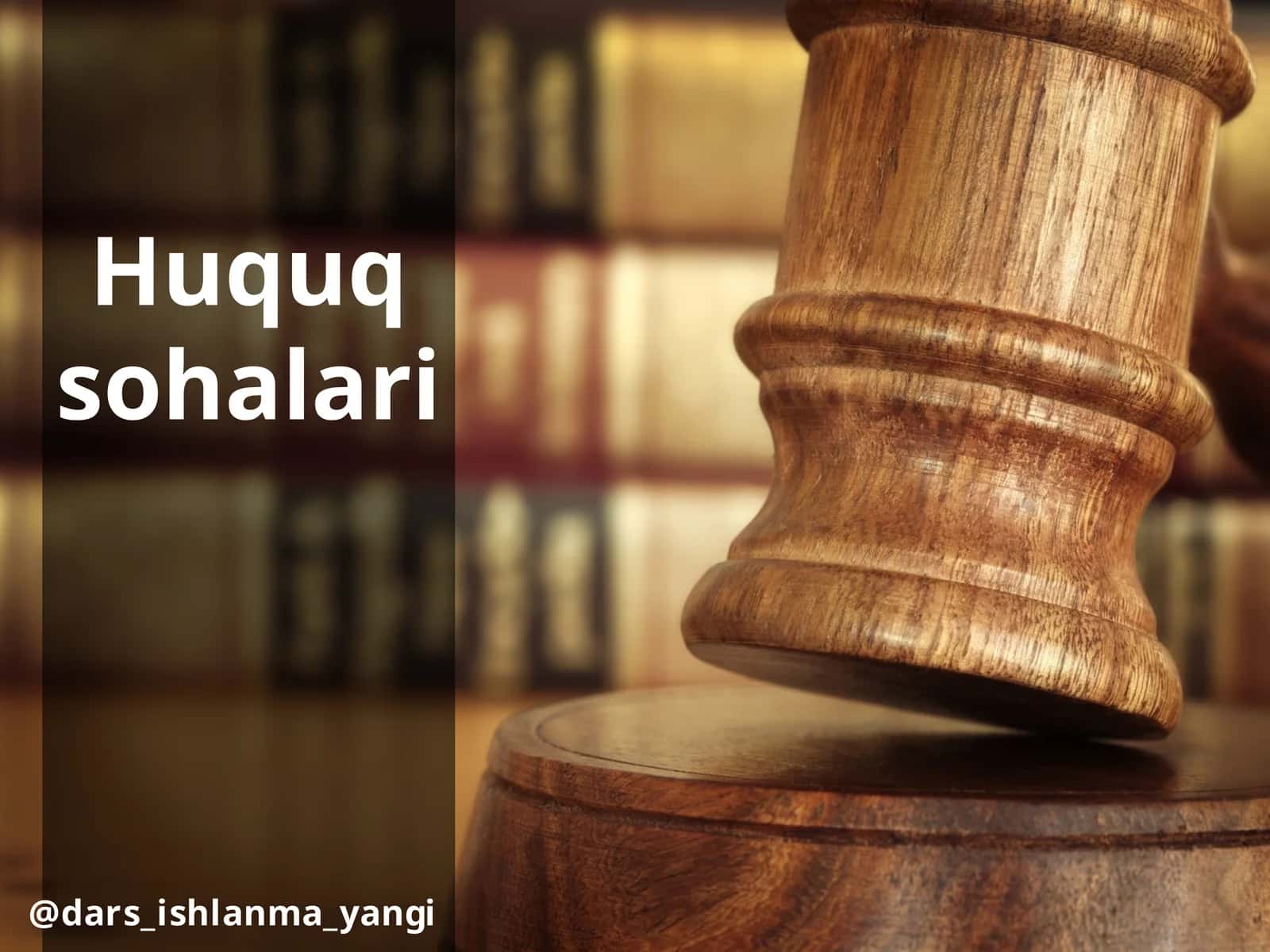 Huquq sohalari