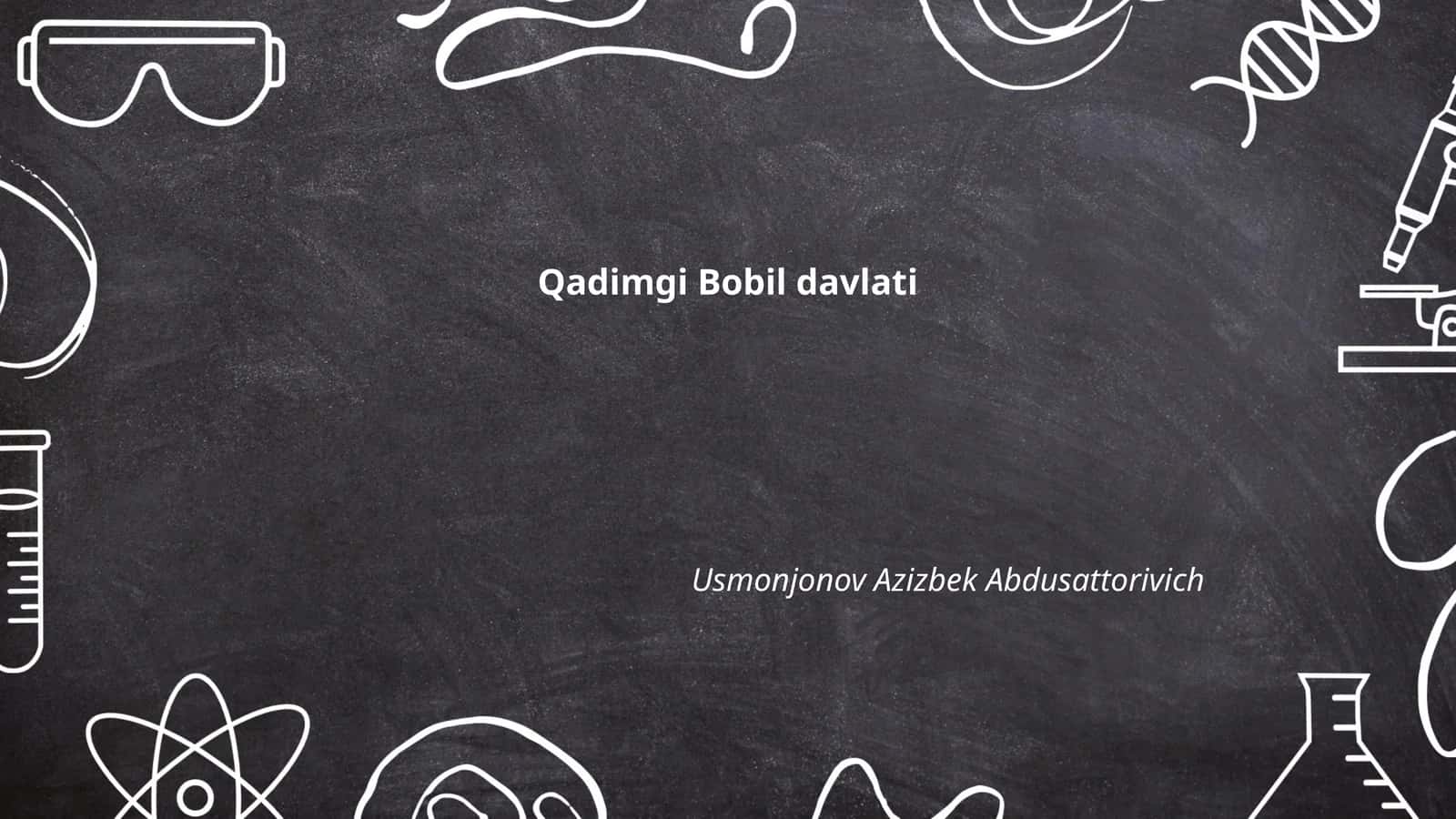 Qadimgi Bobil davlati
