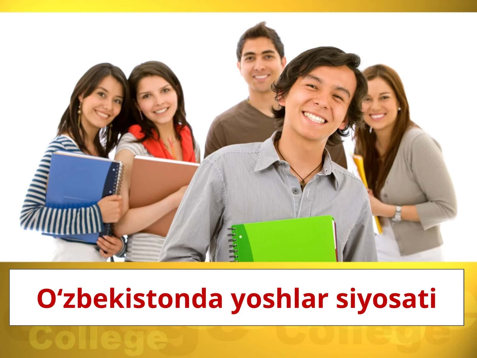 O‘zbekistonda yoshlari ittifoqi