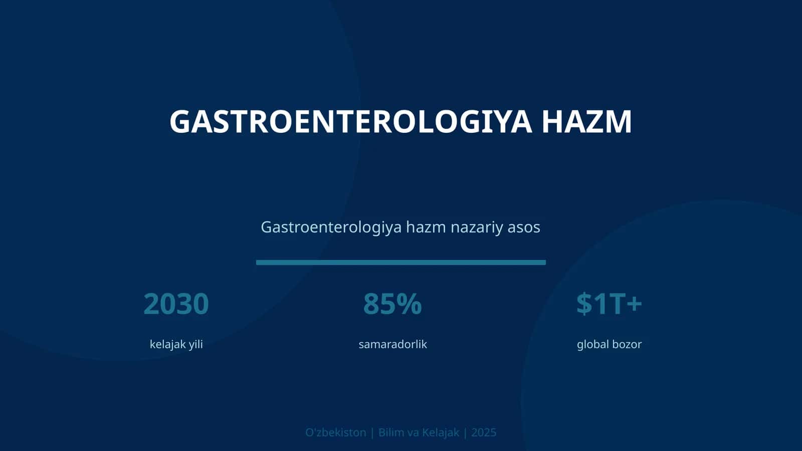 Gastroenterologiya hazm
