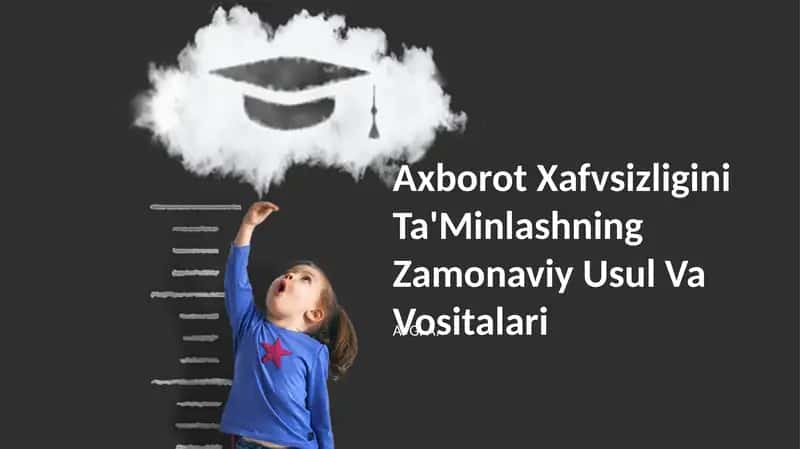 Axborot Xafvsizligini Ta'Minlashning Zamonaviy Usul Va Vositalari