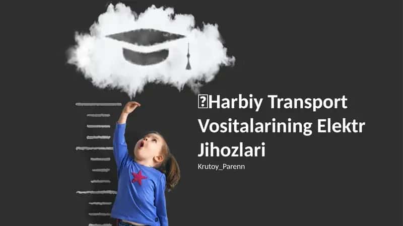 Harbiy Transport Vositalarining Elektr Jihozlari