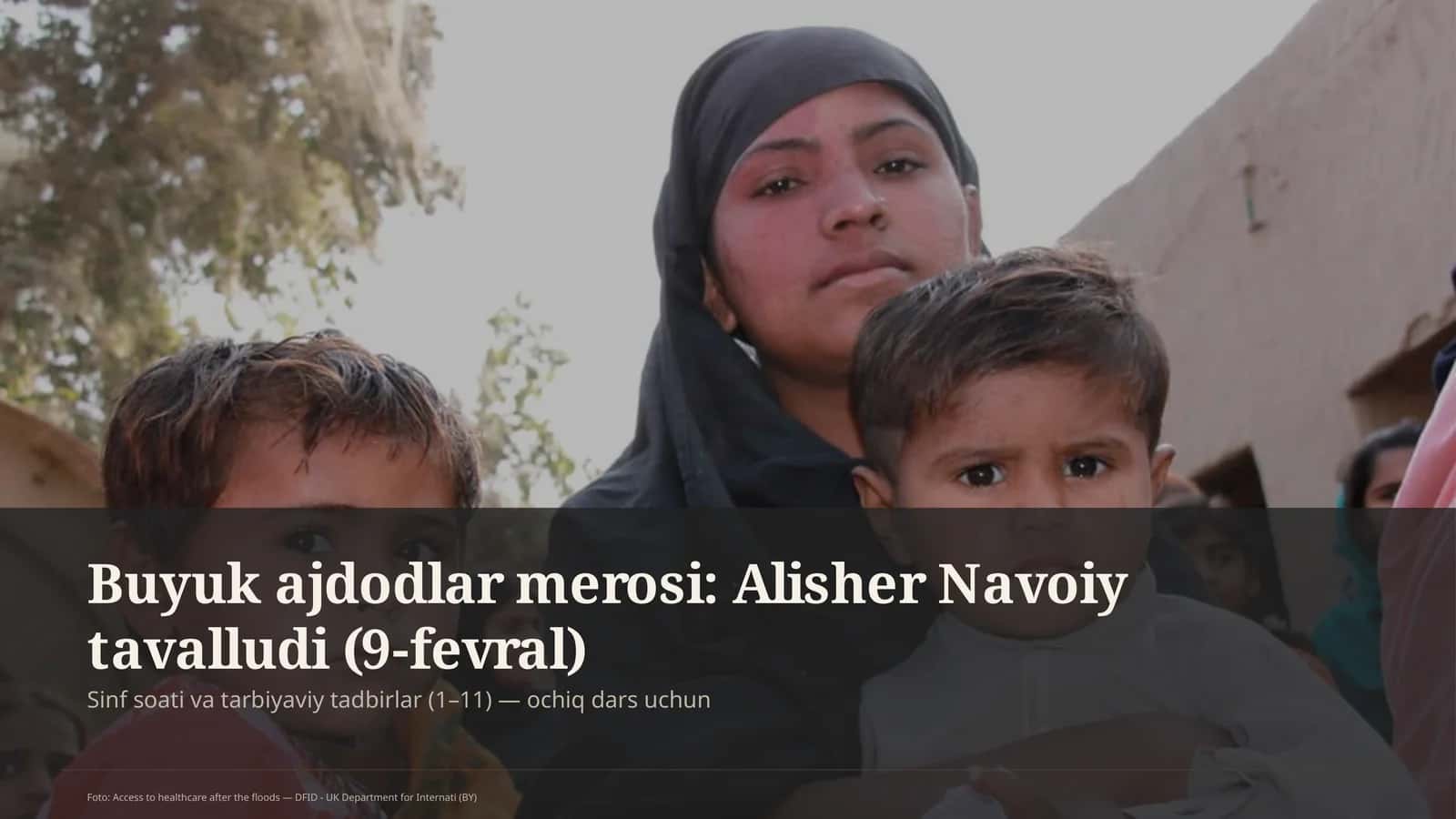 Buyuk ajdodlar merosi: Alisher Navoiy tavalludi (9-fevral)