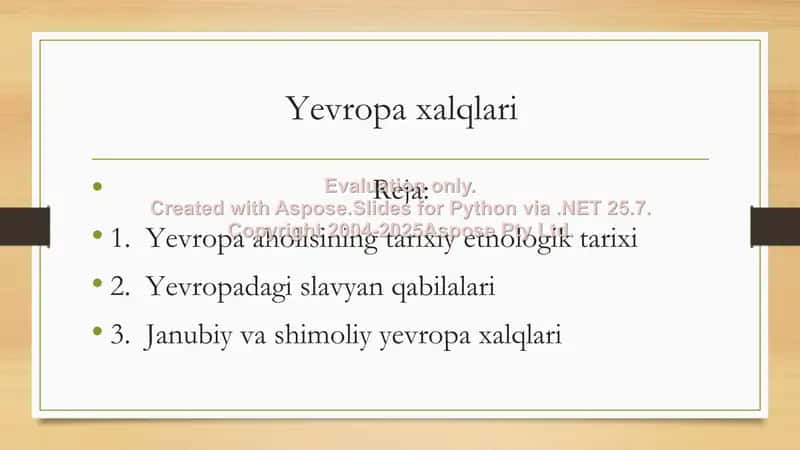 Yevropa xalqlari