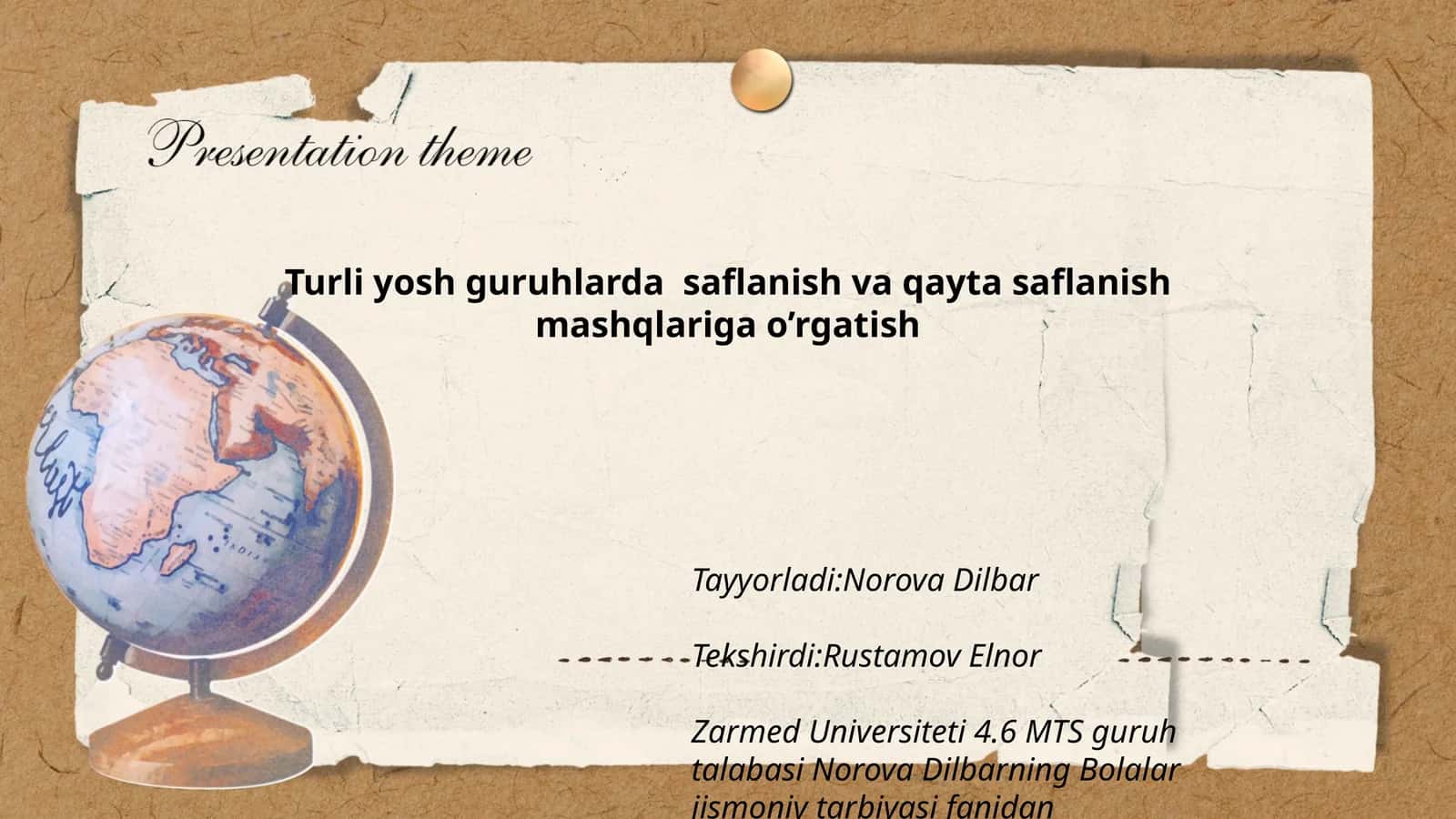 Bolalar jismoniy tarbiyasi mashqlari