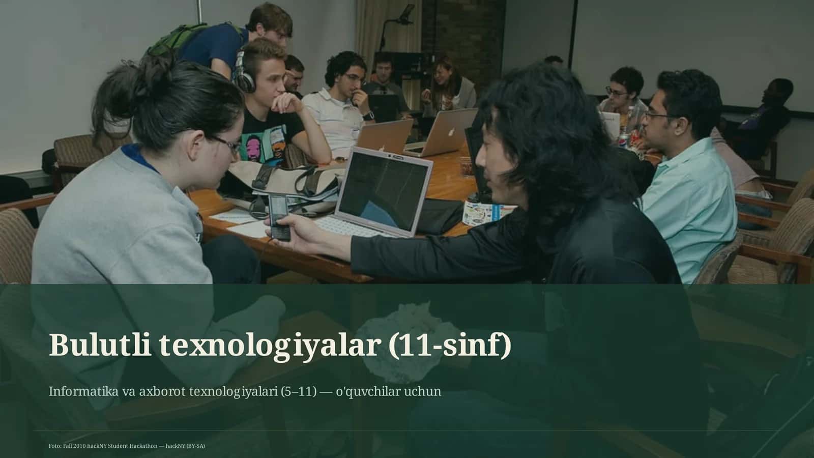 Bulutli texnologiyalar (11-sinf)