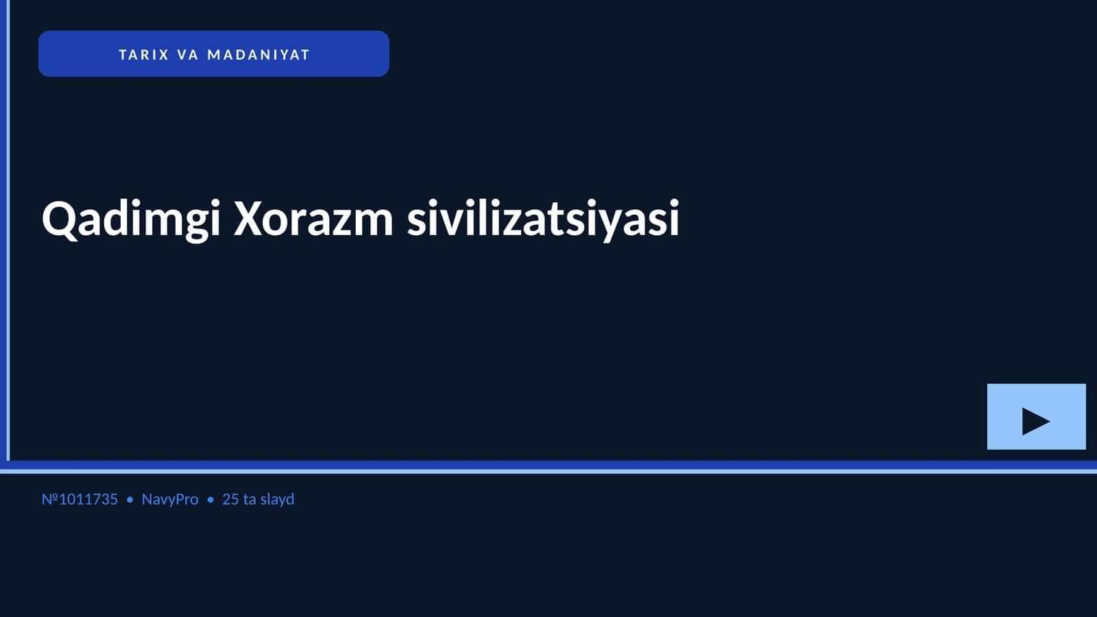 Qadimgi Xorazm sivilizatsiyasi