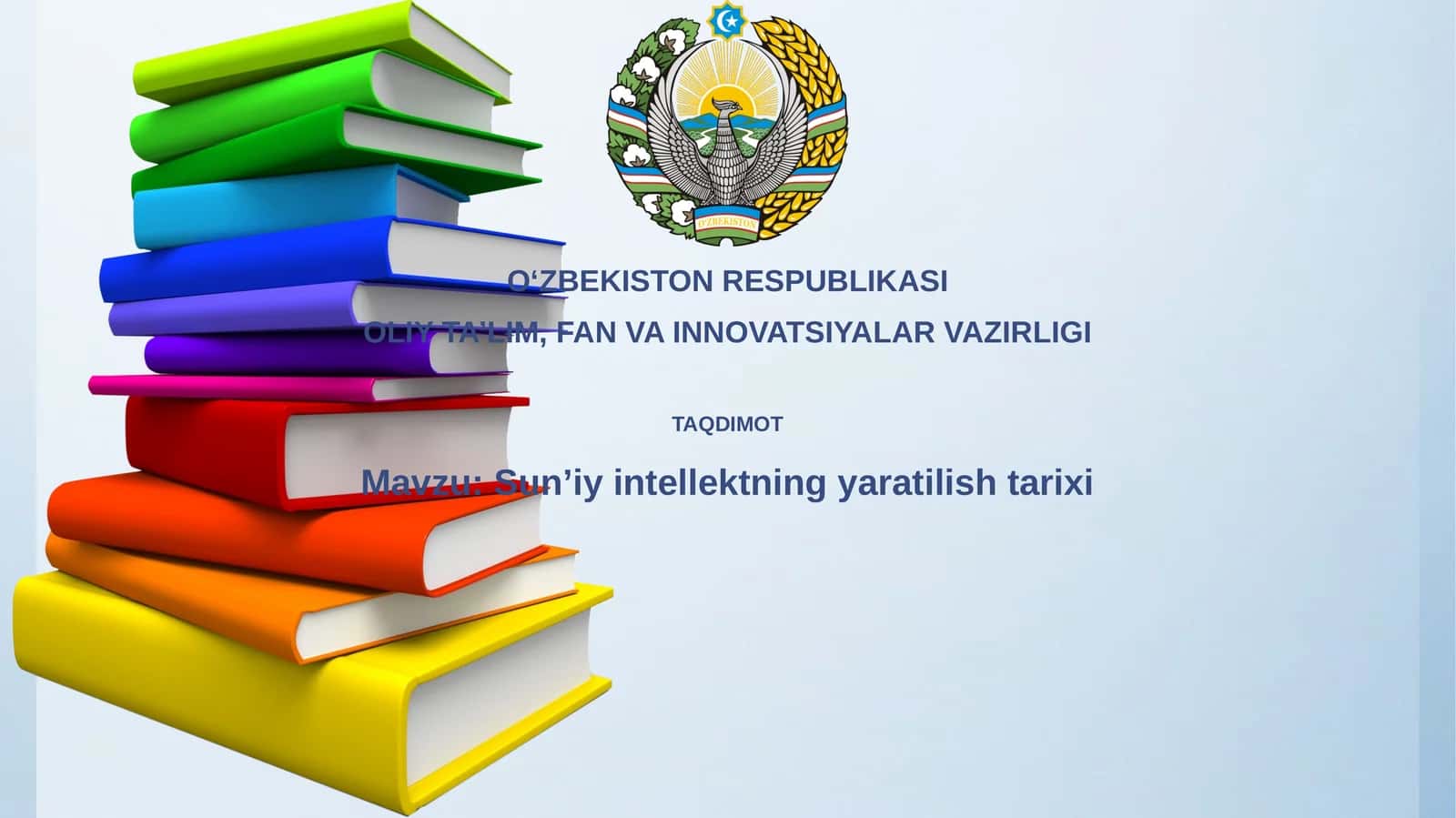 Sunʼiy intellektning yaratilishi tarixi