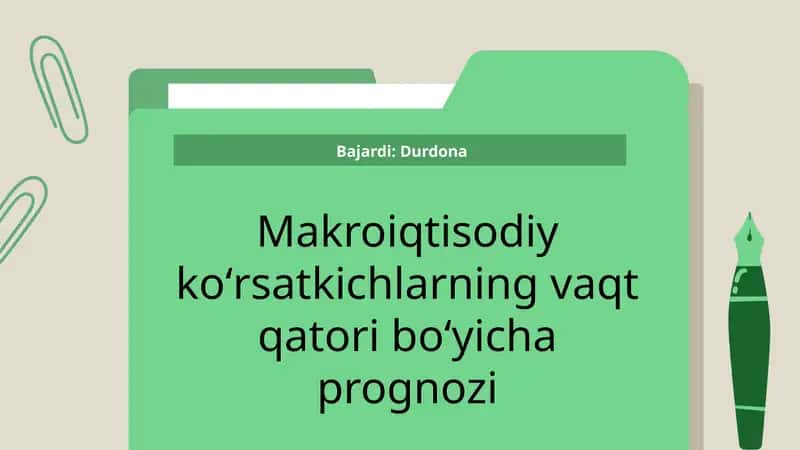 Vaqt qatori tahlili