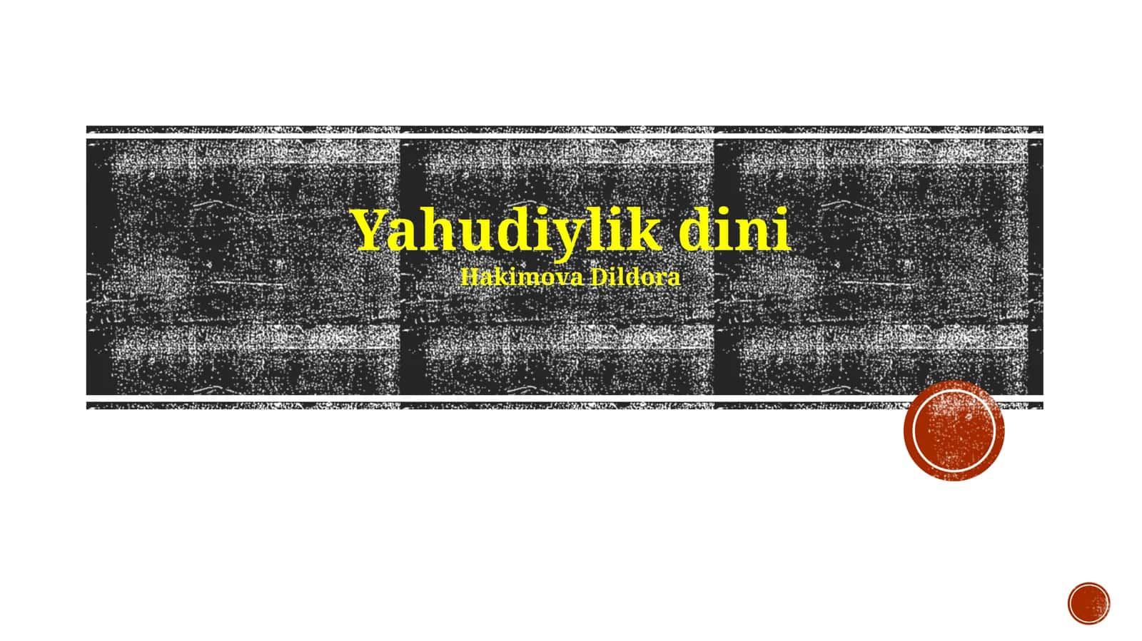 Yahudiylik dini