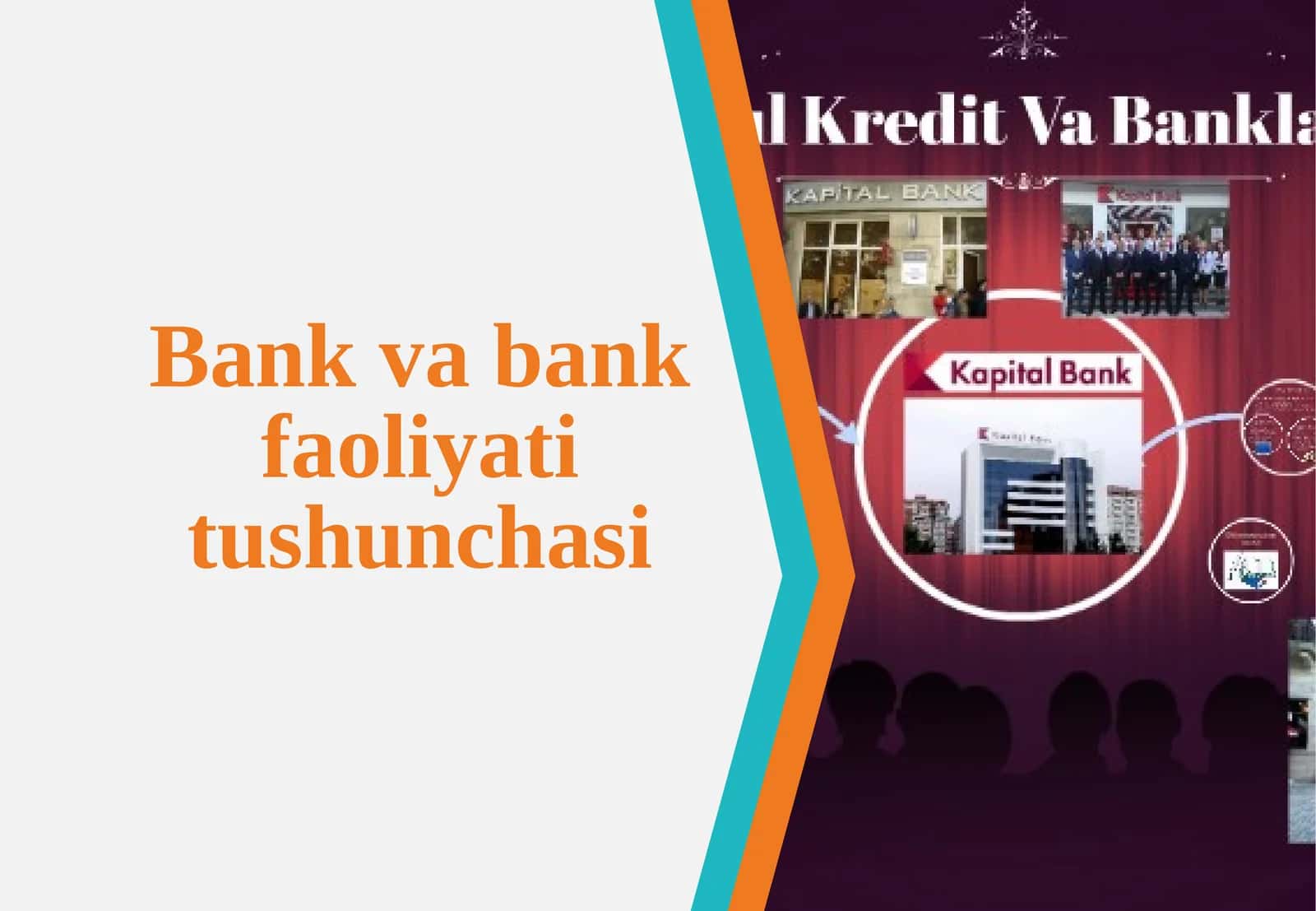 Bank va bank faoliyati tushunchasi