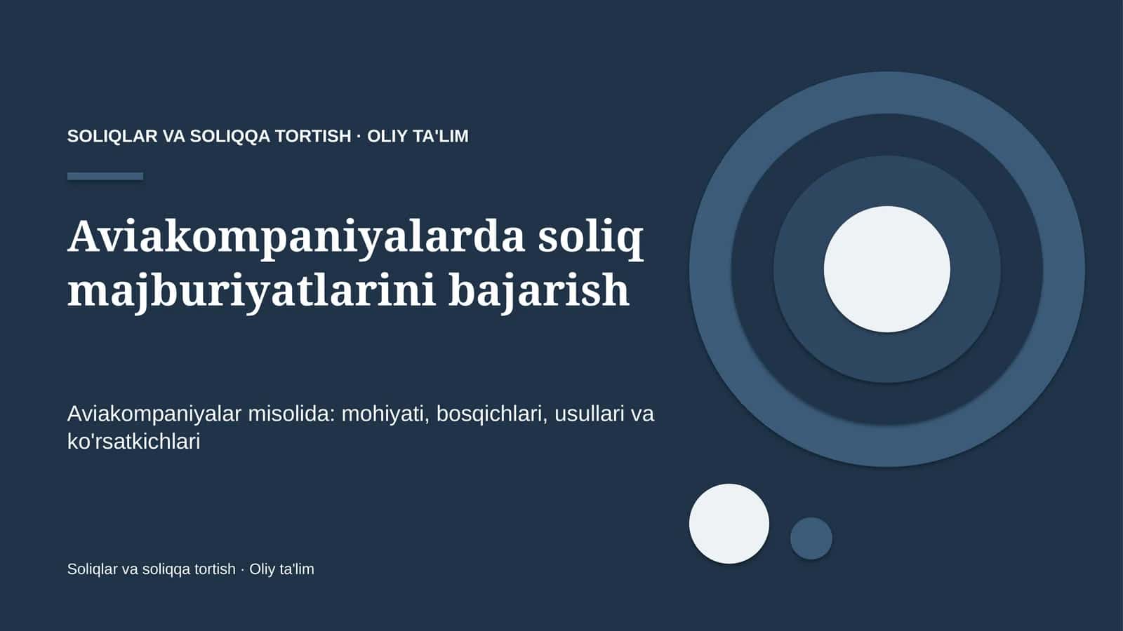 Soliq majburiyatlarini bajarish: mohiyati
