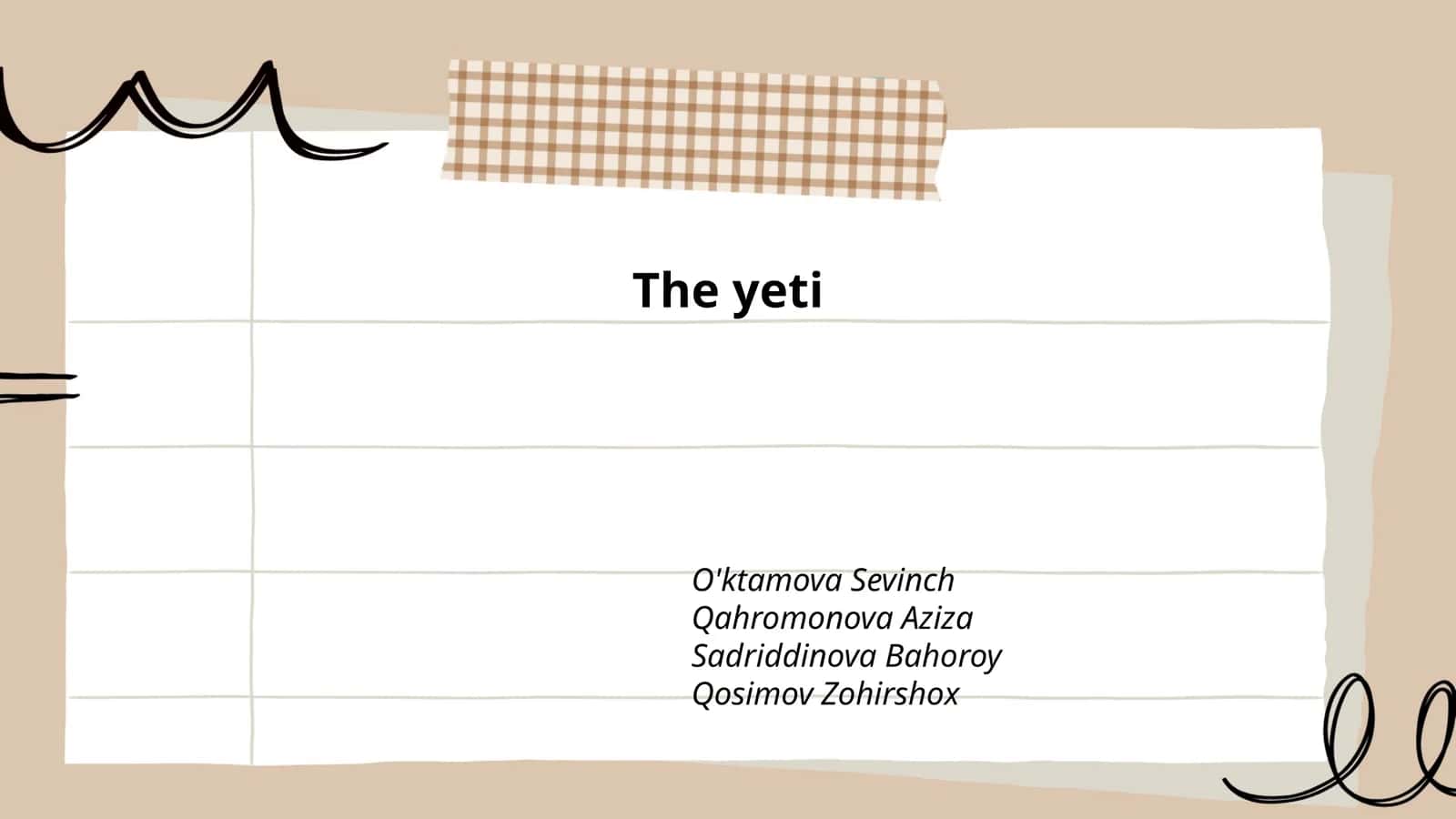 The Yeti