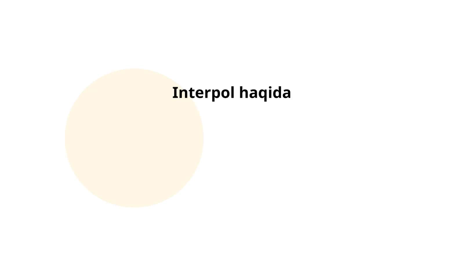 Interpol haqida