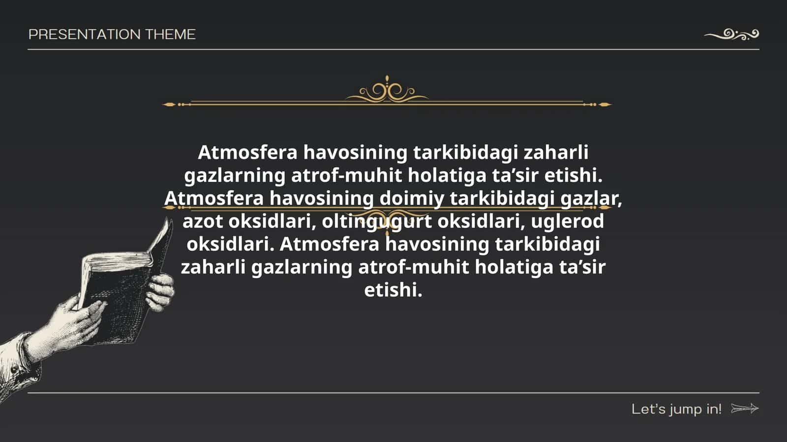Atmosfera havosining tarkibi