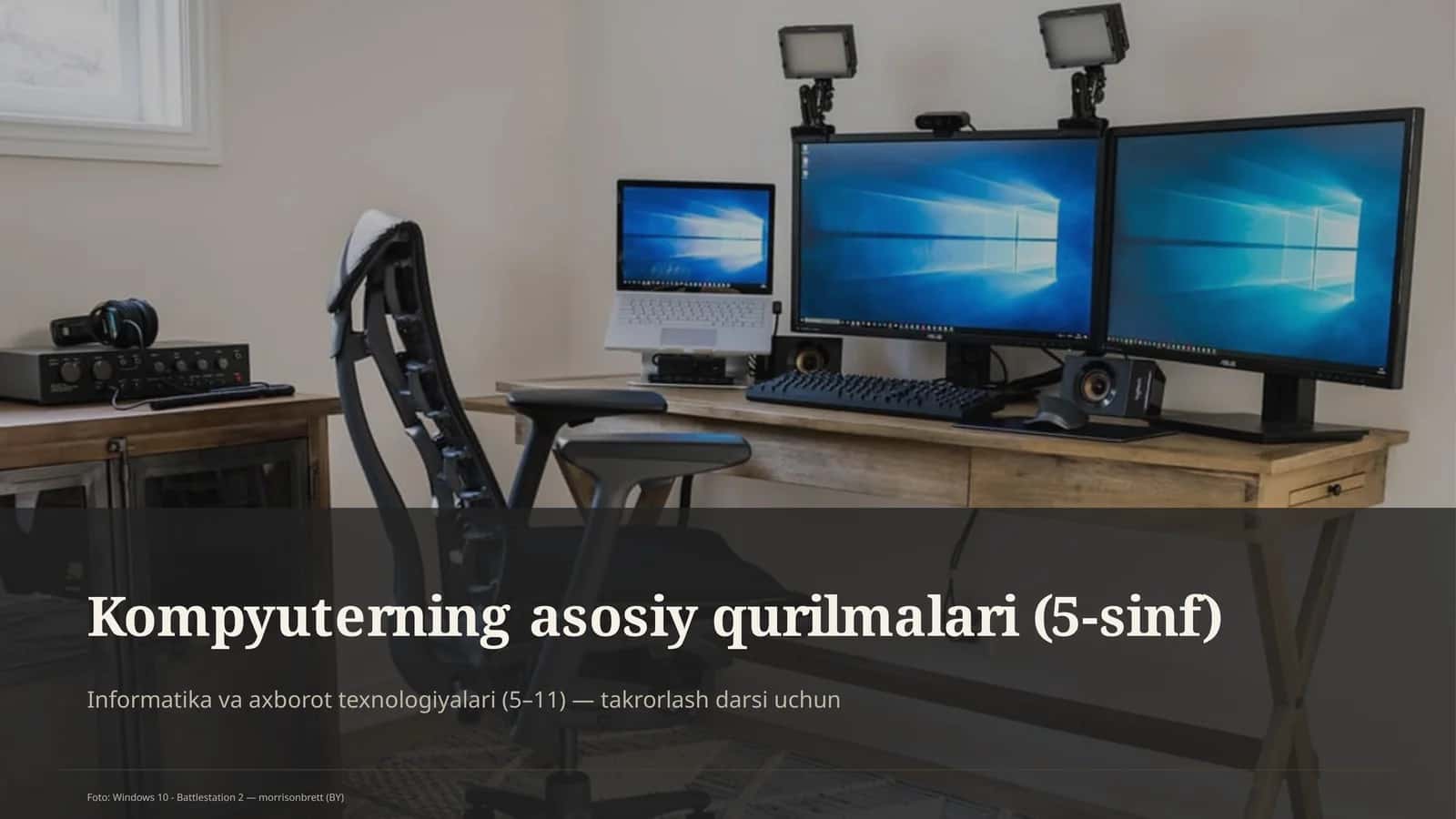 Kompyuterning asosiy qurilmalari (5-sinf)