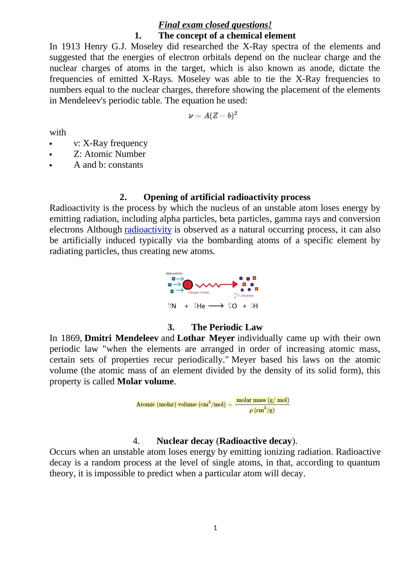 The concept of a chemical element
