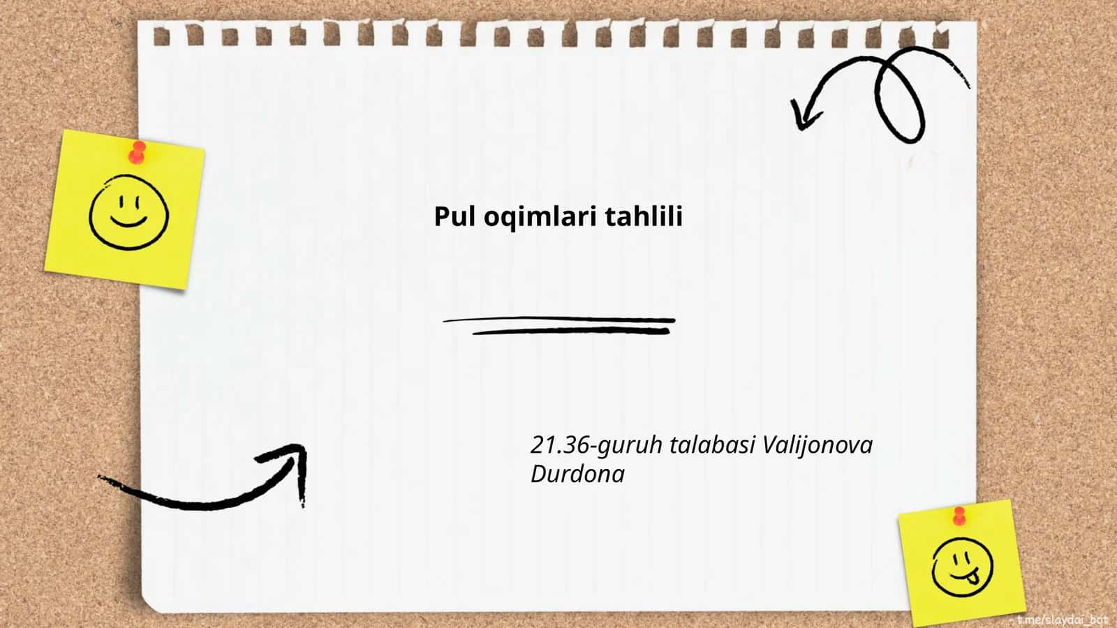 Pul oqimlari tahlili