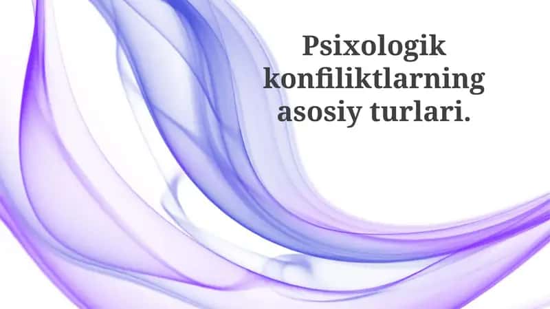 Psixologikkonfiliktlarningasosiyturlari
