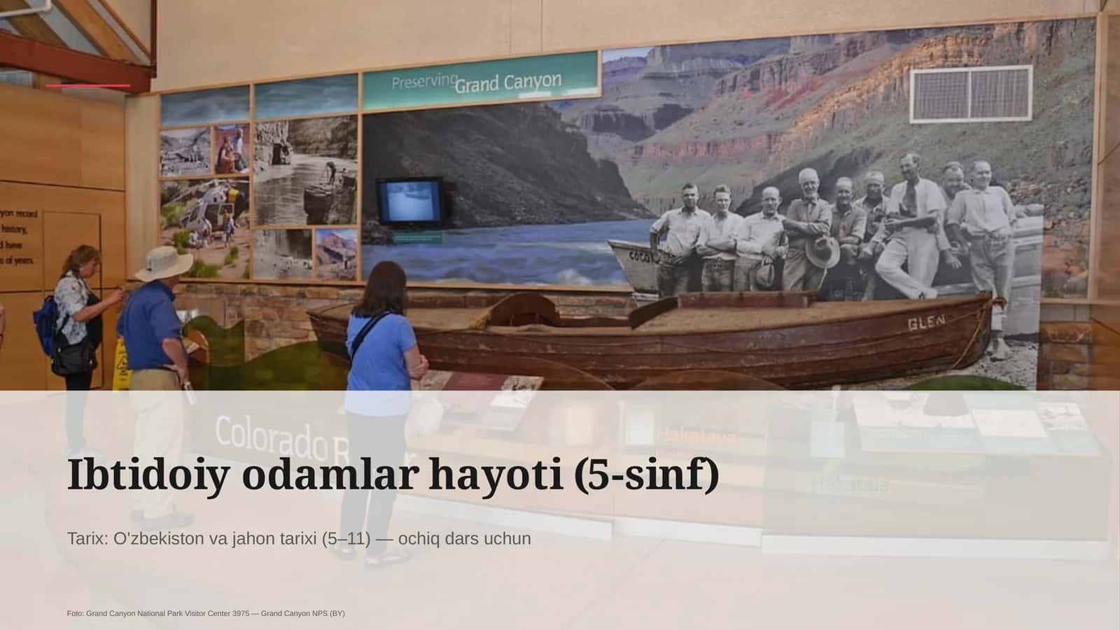 Ibtidoiy odamlar hayoti (5-sinf)
