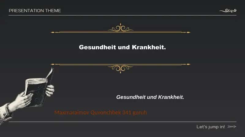 Ernährung und Gesundheit