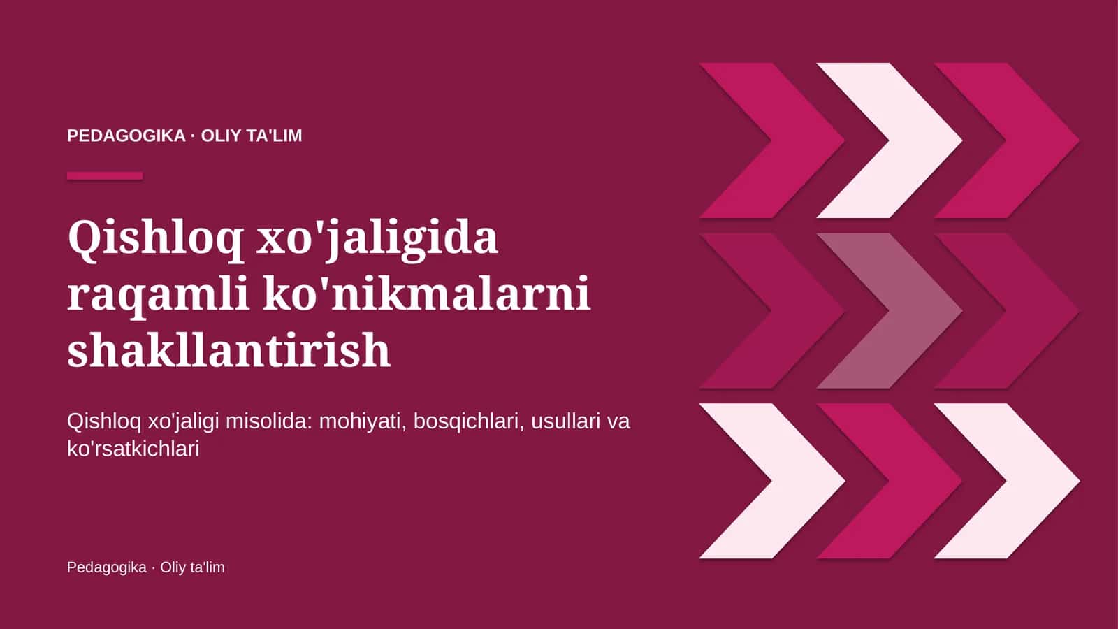 qishloq xo'jaligida raqamli ko'nikmalarni shakllantirish 4399