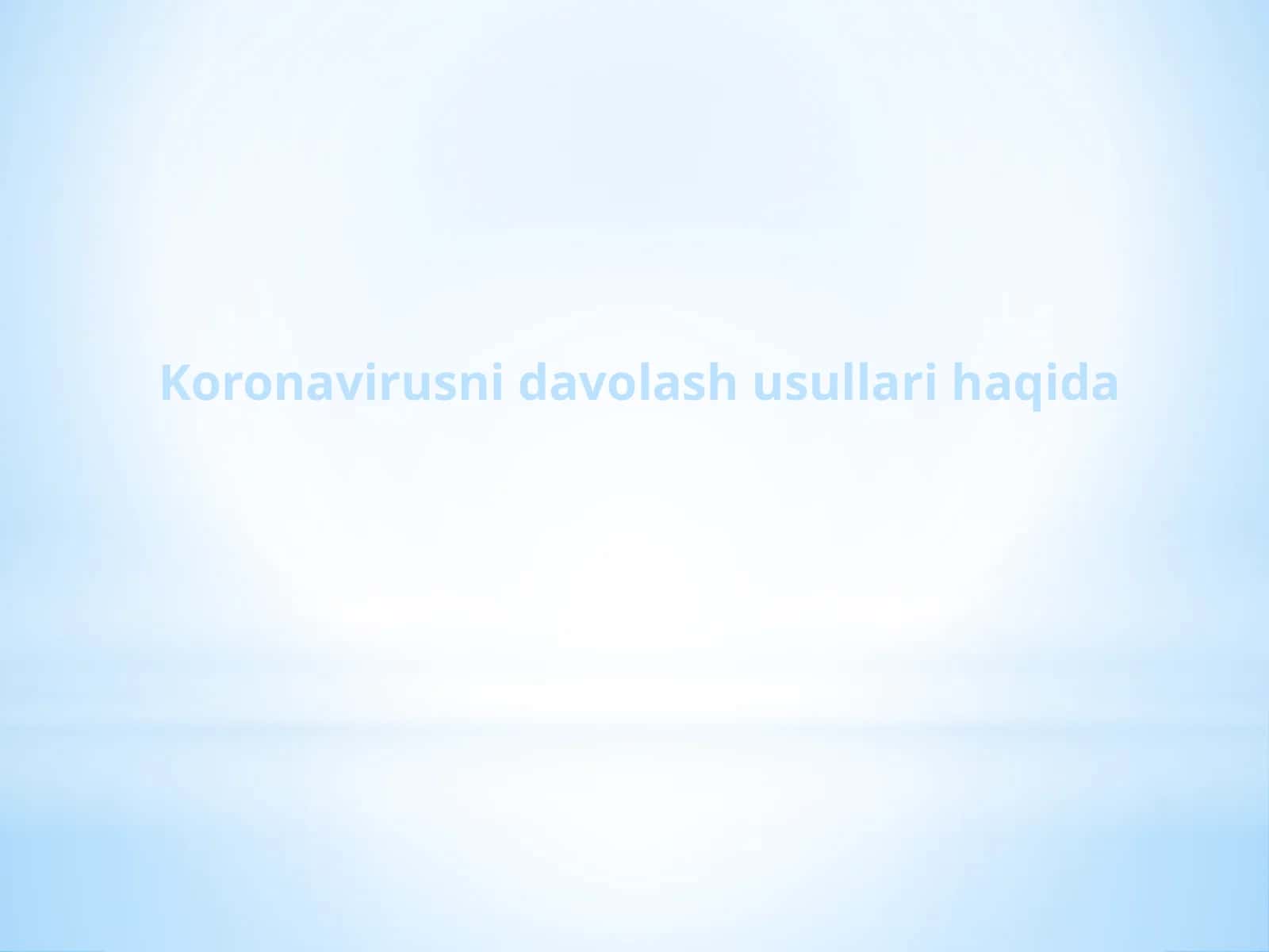 Koronavirusnidavolashusullarihaqida