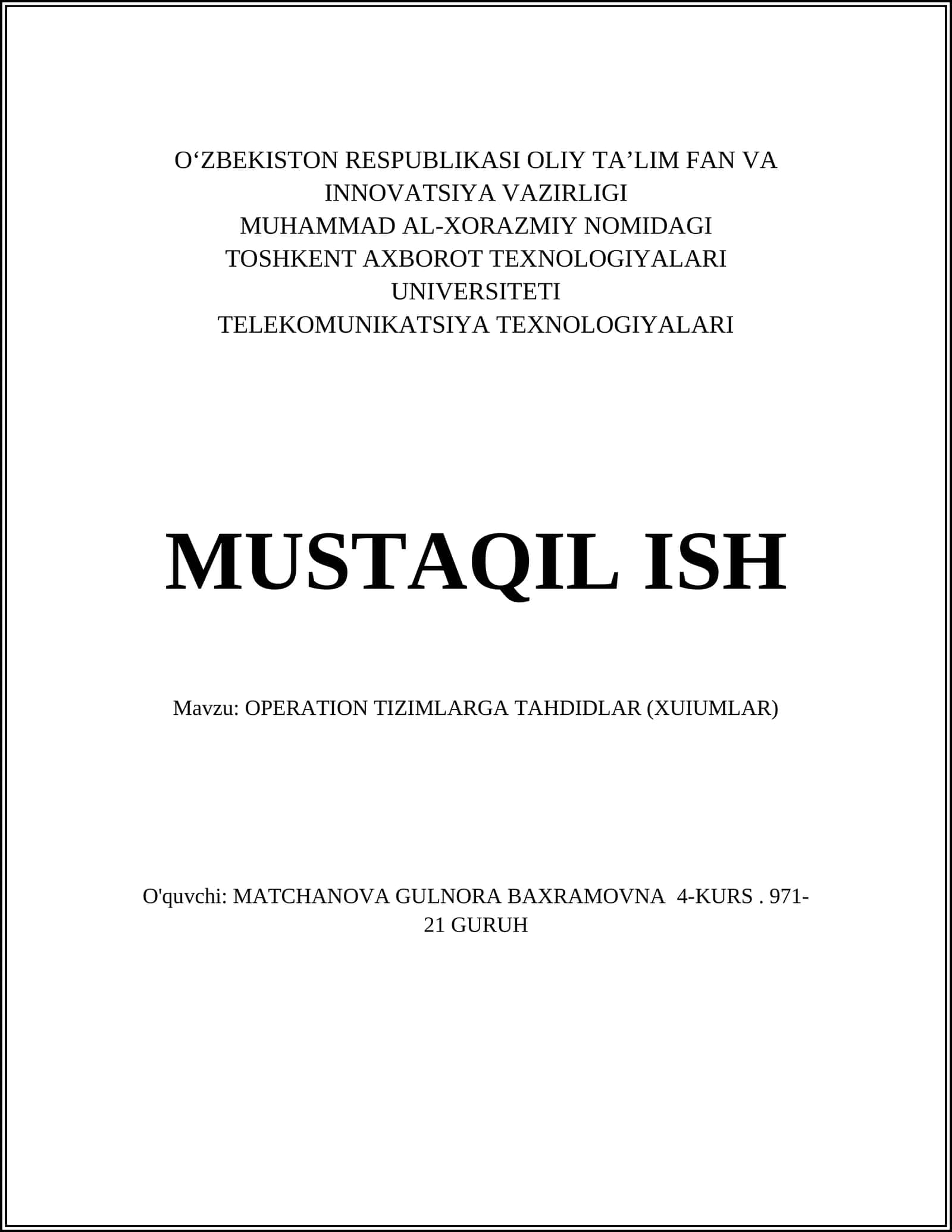 Tizimlarning integratsiyasi va moslanuvchanligini ta’minlash