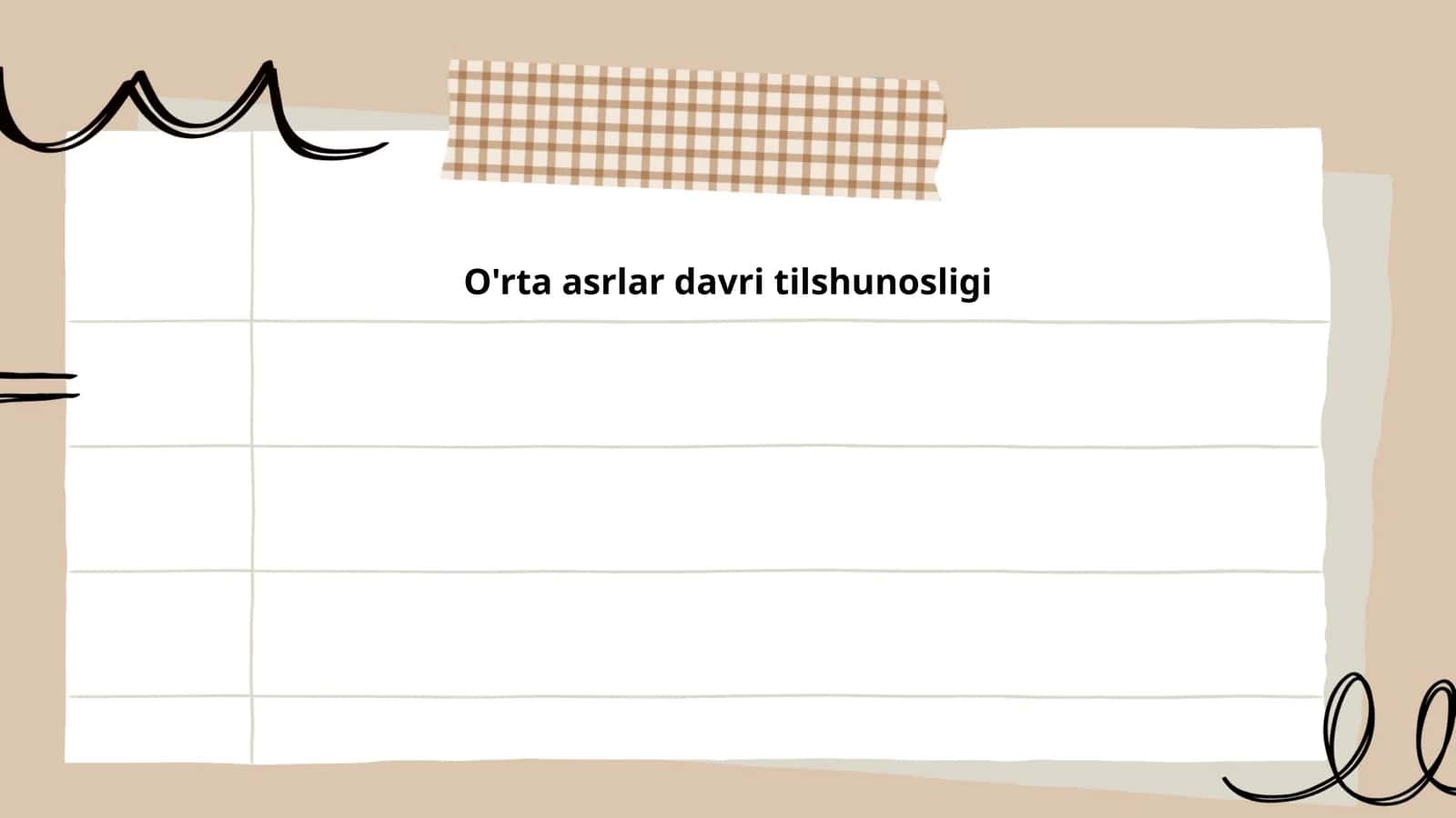 O'rta asrlar davri tilshunosligi
