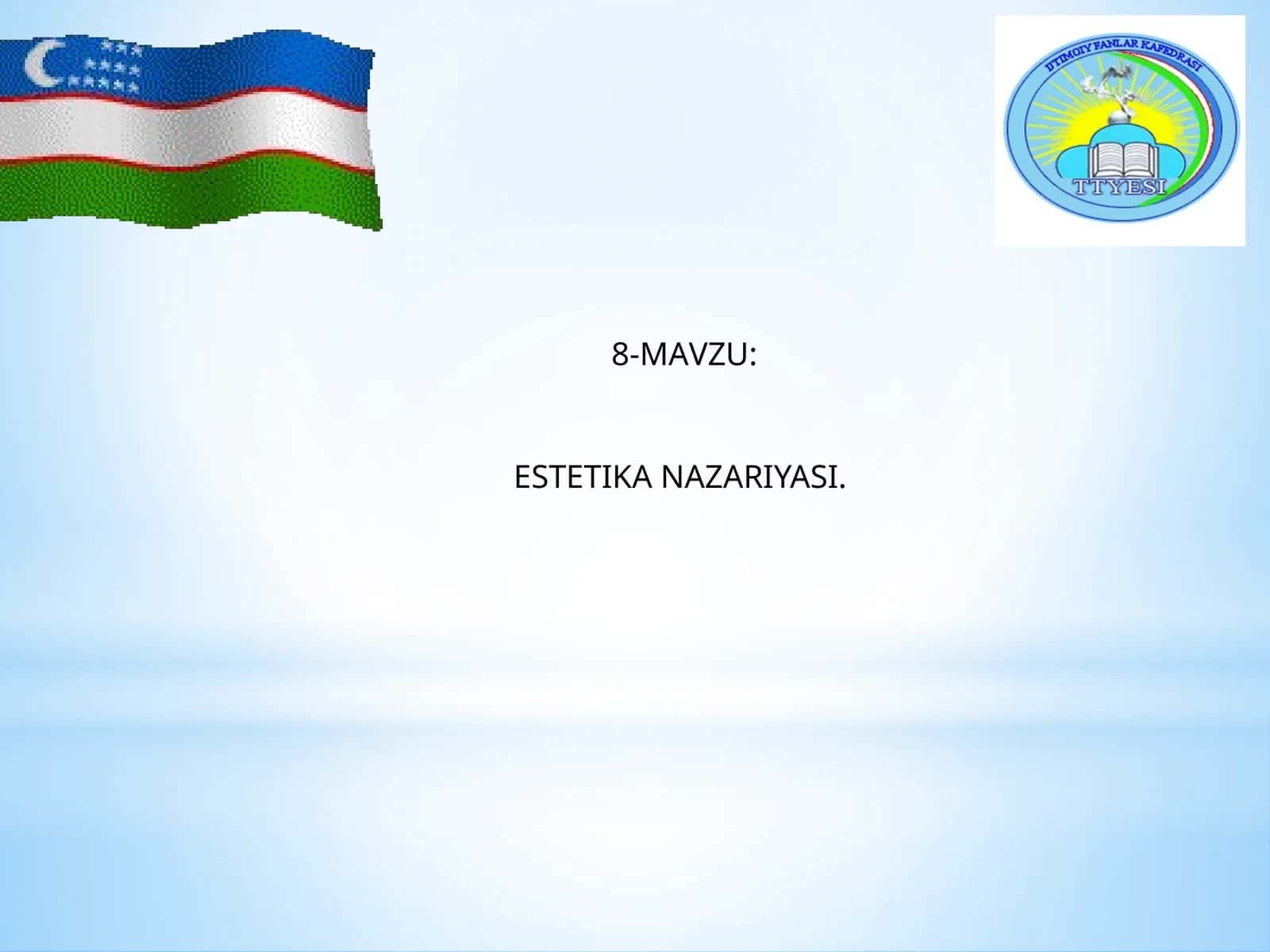 ESTETIKA NAZARIYASI
