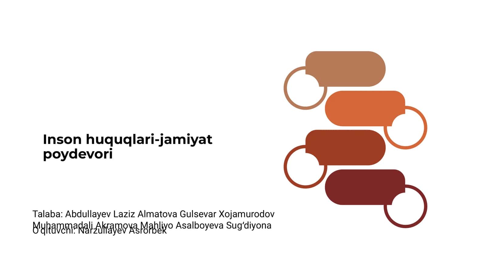 Inson Huquqlari-jamiyat Poydevori