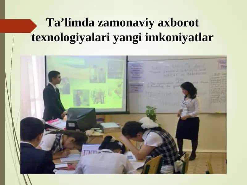Zamonaviy axborot texnologiyalari