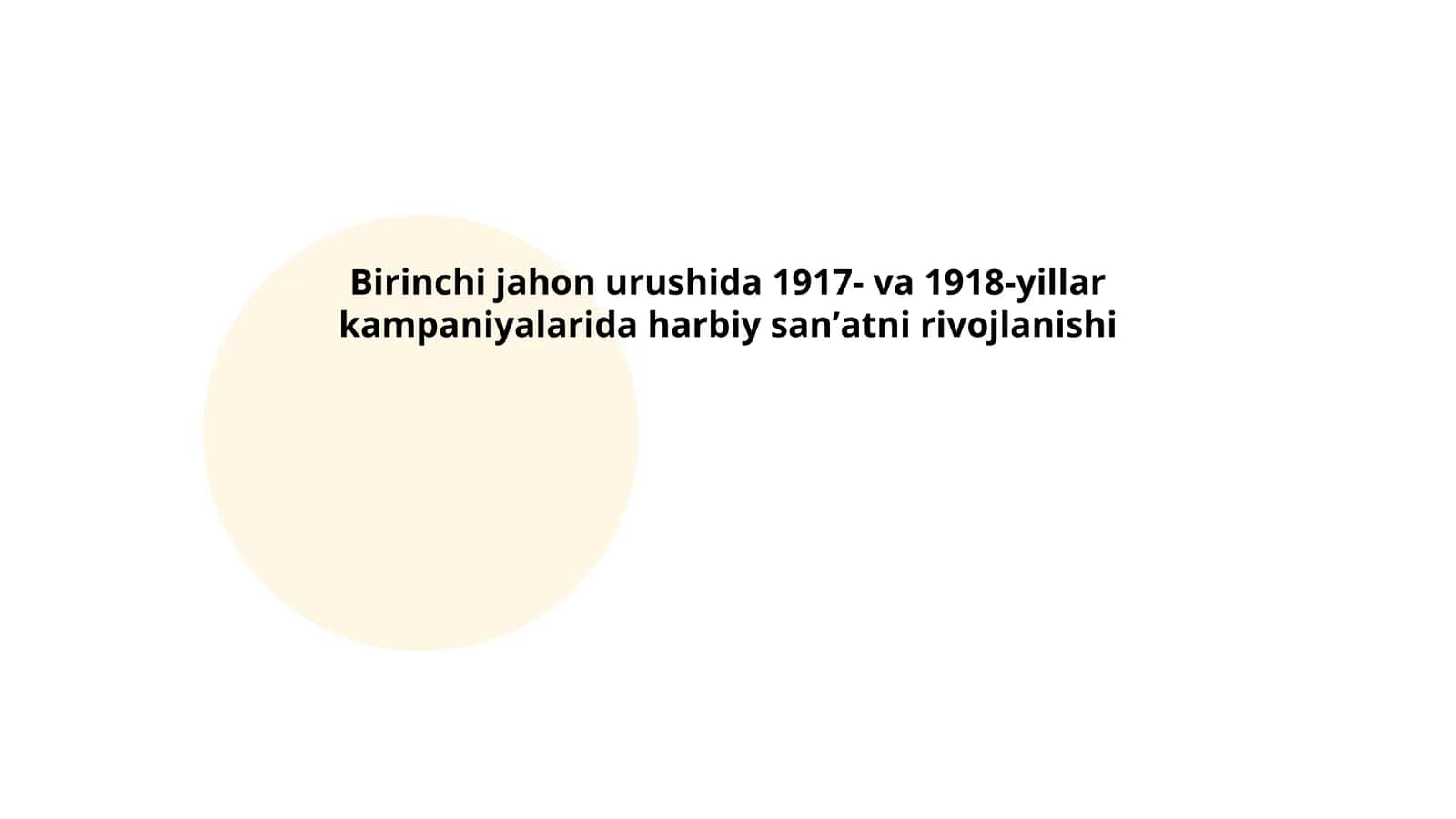 Harbiy sanʼatni rivojlanishi