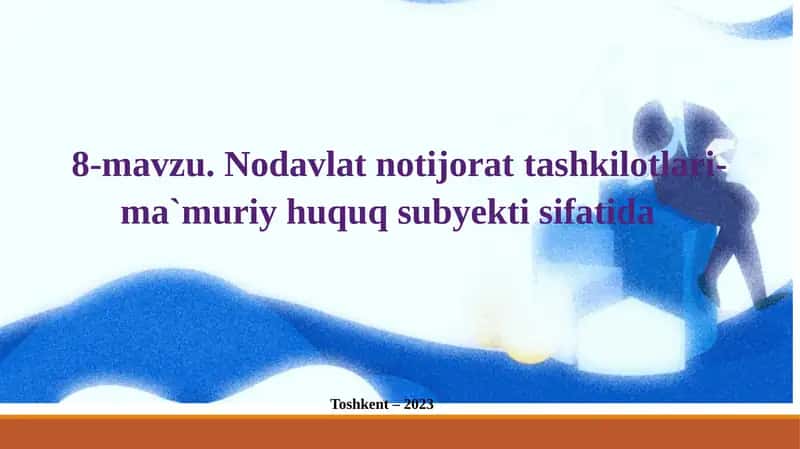 Nodavlat notijorat tashkilotlari
