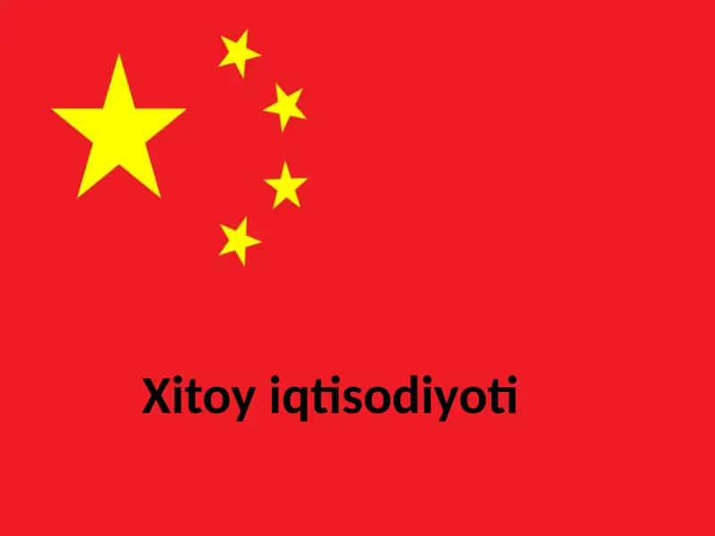 Xitoy iqtisodiyoti Statistikasi